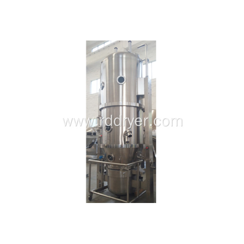 The pharmaceutical industry in a fluidized bed granulator